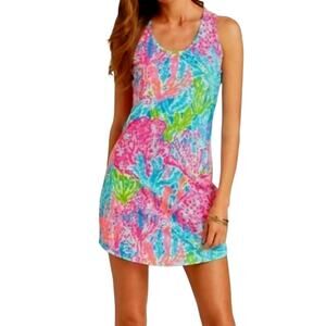 Lilly Pulitzer Cordon Dress L HTF Let’s Cha Cha Print